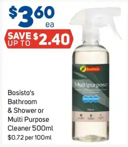 Foodland Bosisto's Bathroom & Shower or Multi Purpose Cleaner offer