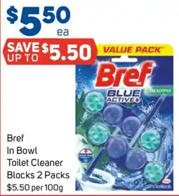 Foodland Bref In Bowl Toilet Cleaner Blocks offer