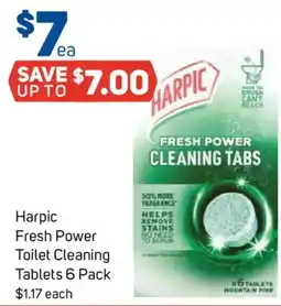 Foodland Harpic Fresh Power Toilet Cleaning Tablets offer