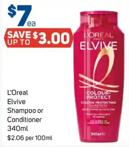 Foodland L'Oreal Elvive Shampoo or Conditioner offer