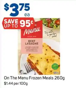 Foodland On The Menu Frozen Meals Beef Lasagne offer