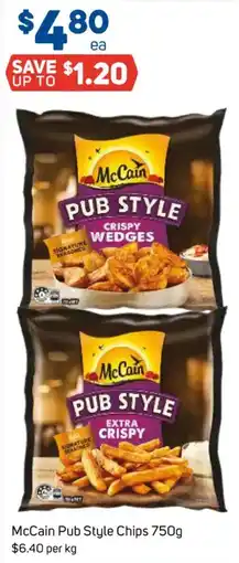 Foodland McCain Pub Style Chips offer