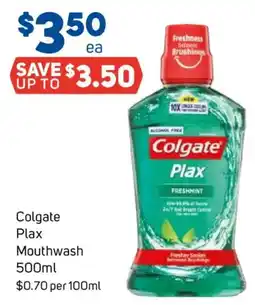 Foodland Colgate Plax Mouthwash offer