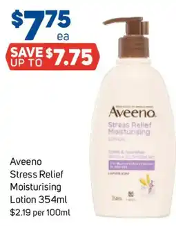 Foodland Aveeno Stress Relief Moisturising Lotion offer