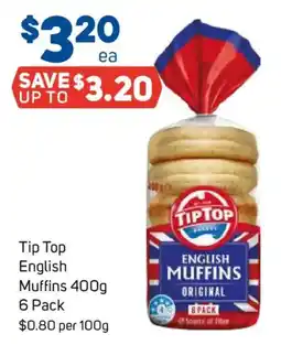 Foodland Tip Top English Muffins offer