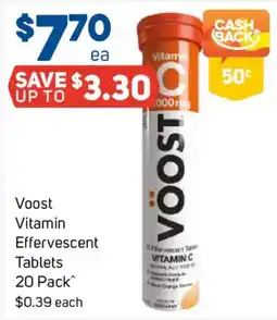 Foodland Voost Vitamin Effervescent Tablets offer