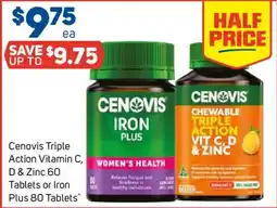 Foodland Cenovis Triple Action Vitamin C, D & Zinc offer
