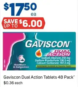 Foodland Gaviscon Dual Action Tablets offer