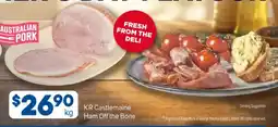 Foodland KR Castlemaine Ham Off the Bone offer