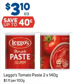 Foodland Leggo's Tomato Paste offer