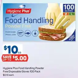 Foodland Hygiene Plus Food Handling Powder Free Disposable Gloves offer