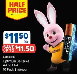 Foodland Duracell Optimum Batteries offer