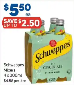 Foodland Schweppes Mixers offer