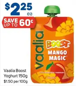 Foodland Vaalia Boost Yoghurt offer