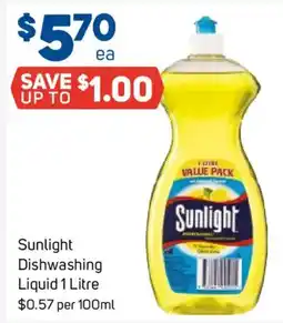 Foodland Sunlight Dishwashing Liquid offer