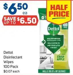 Foodland Dettol Disinfectant Wipes offer