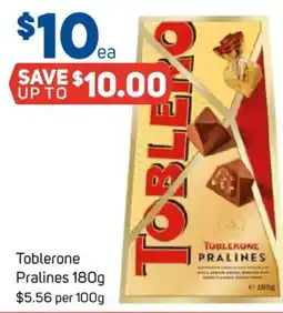Foodland Toblerone Pralines offer
