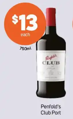 Foodland Penfold's Club Port offer
