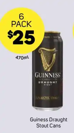 Foodland Guinness Draught Stout Cans offer