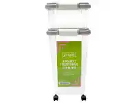 Pet stock Lexi & Me 2 in 1 Stackable Food Storage Container offer