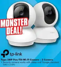 The Good Guys tp-link Tapo 3MP Pan/Tilt Wi-Fi Camera - 2 Camera offer