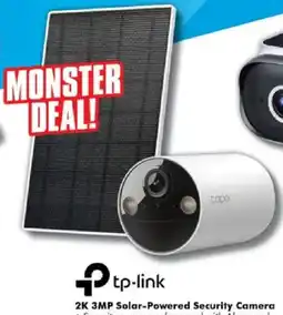 The Good Guys tp-link 2K 3MP Solar-Powered Security Camera offer