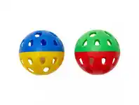 Lexi & Me Cat Toys - 2pk Lattice Ball, with Bell Brights