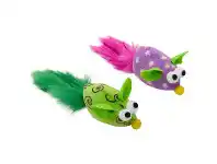 Pet stock Lexi & Me Cat Toys - 2pk Mouse Toy, Purple/ Green offer