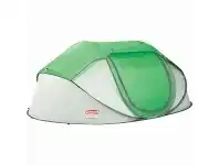 BCF Coleman 4 Person Green Water Resistant Pop Up Tent Water-resistant And White offer
