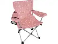 BCF Wanderer Kids Camping Fun Camp Chair Pink 25.2x16x25.5cm Durable offer