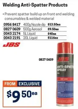 Blackwoods JBS Anti-Spatter Spray offer
