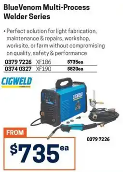 Blackwoods BlueVenom Multi-Process Welder Series offer