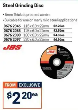 Blackwoods Steel Grinding Disc JBS offer