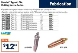 Blackwoods BlueJet Cutting Nozzle Series offer