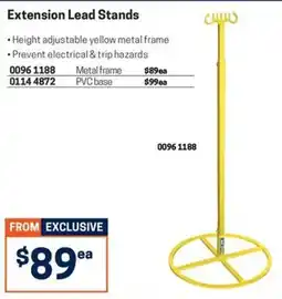 Blackwoods Extension Lead Stands offer