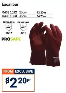 Blackwoods Excalibur gloves offer