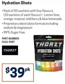 Blackwoods Thorzt Hydration Shots offer
