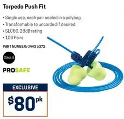 Blackwoods Torpedo Push Fit PROSAFE offer