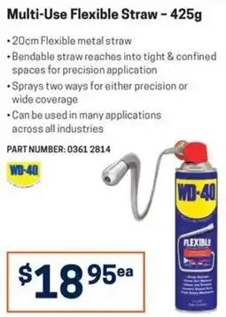 Blackwoods Multi-Use Flexible Straw - 425g WD-40 offer