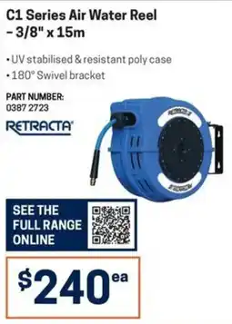 Blackwoods C1 Series Air Water Reel Retracta offer