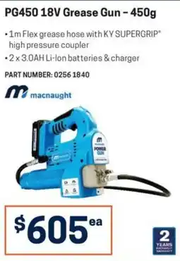 Blackwoods PG450 18V Grease Gun - 450g macnaught offer