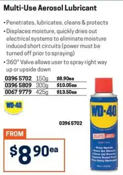 Blackwoods Multi-Use Aerosol Lubricant WD-40 offer