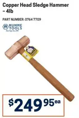 Blackwoods Copper Head Sledge Hammer - 4lb offer