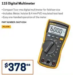 Blackwoods Fluke 115 Digital Multimeter offer