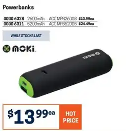 Blackwoods Powerbanks moki offer