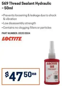 Blackwoods Loctite 569 Thread Sealant Hydraulic offer