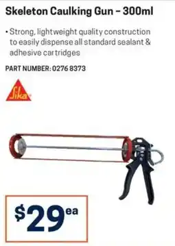 Blackwoods Skeleton Caulking Gun - 300ml Sika offer