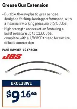 Blackwoods Grease Gun Extension JBS offer