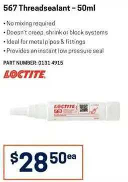 Blackwoods Loctite 567 Threadsealant offer