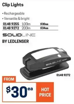 Blackwoods Clip Lights Solidline by Ledlenser offer